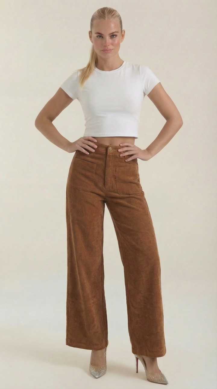 Allison Wijde Corduroy Broek