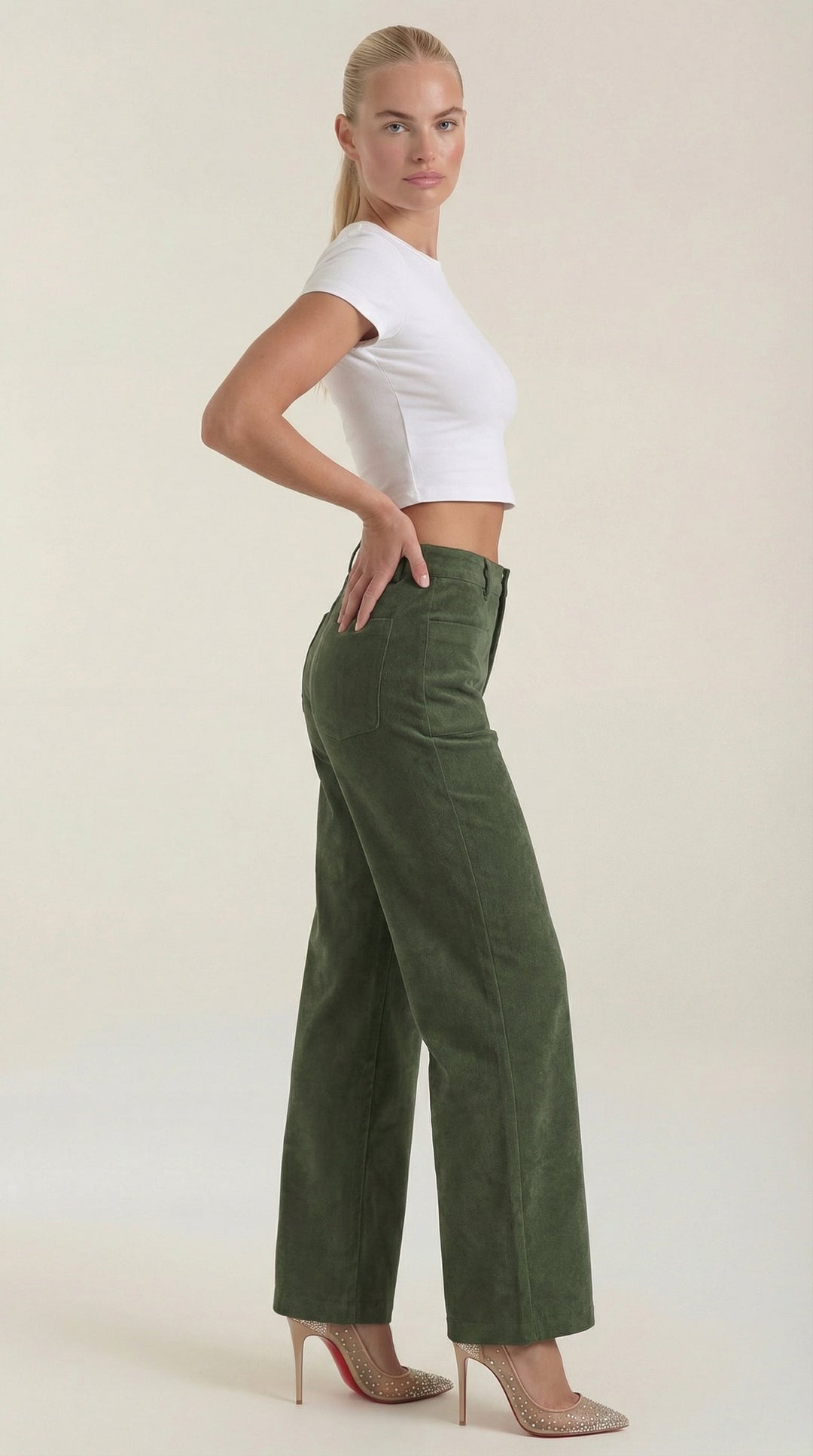 Allison Wijde Corduroy Broek