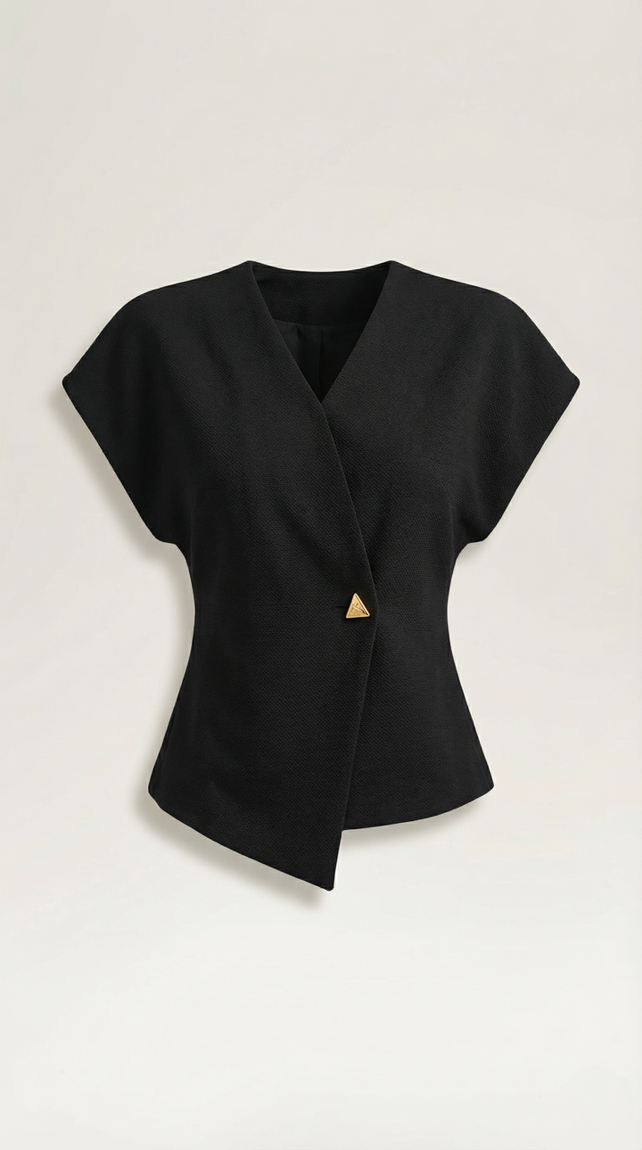 Amy blouse met V-hals