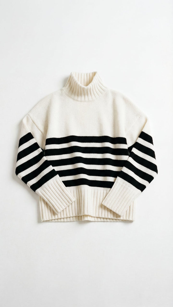 Oversized Gestreepte Trui