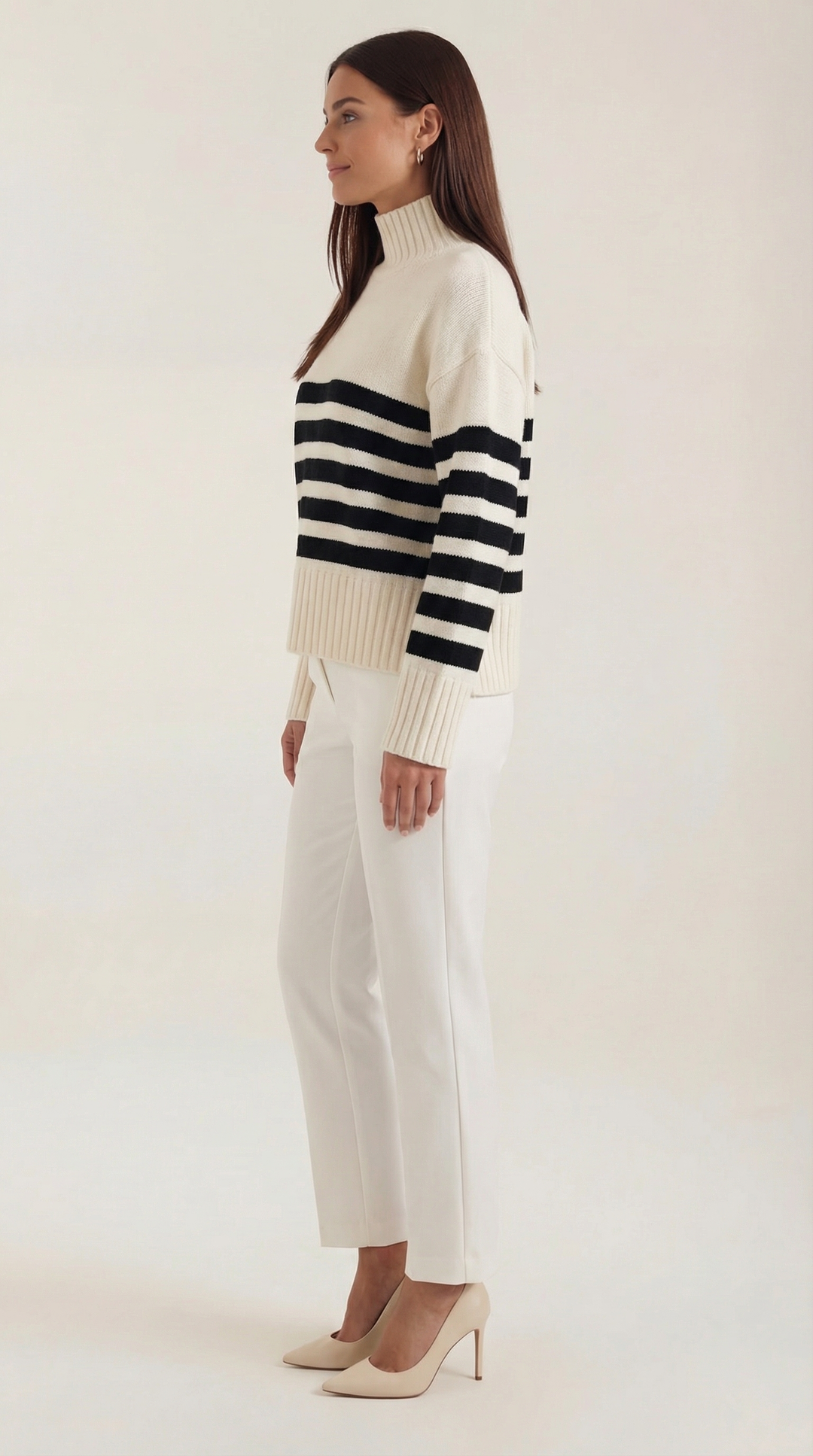 Oversized Gestreepte Trui