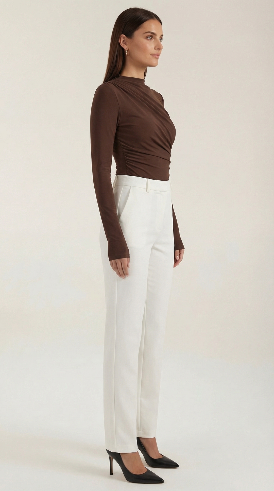 Audrey Geraffter Lange Mouwen Bodysuit