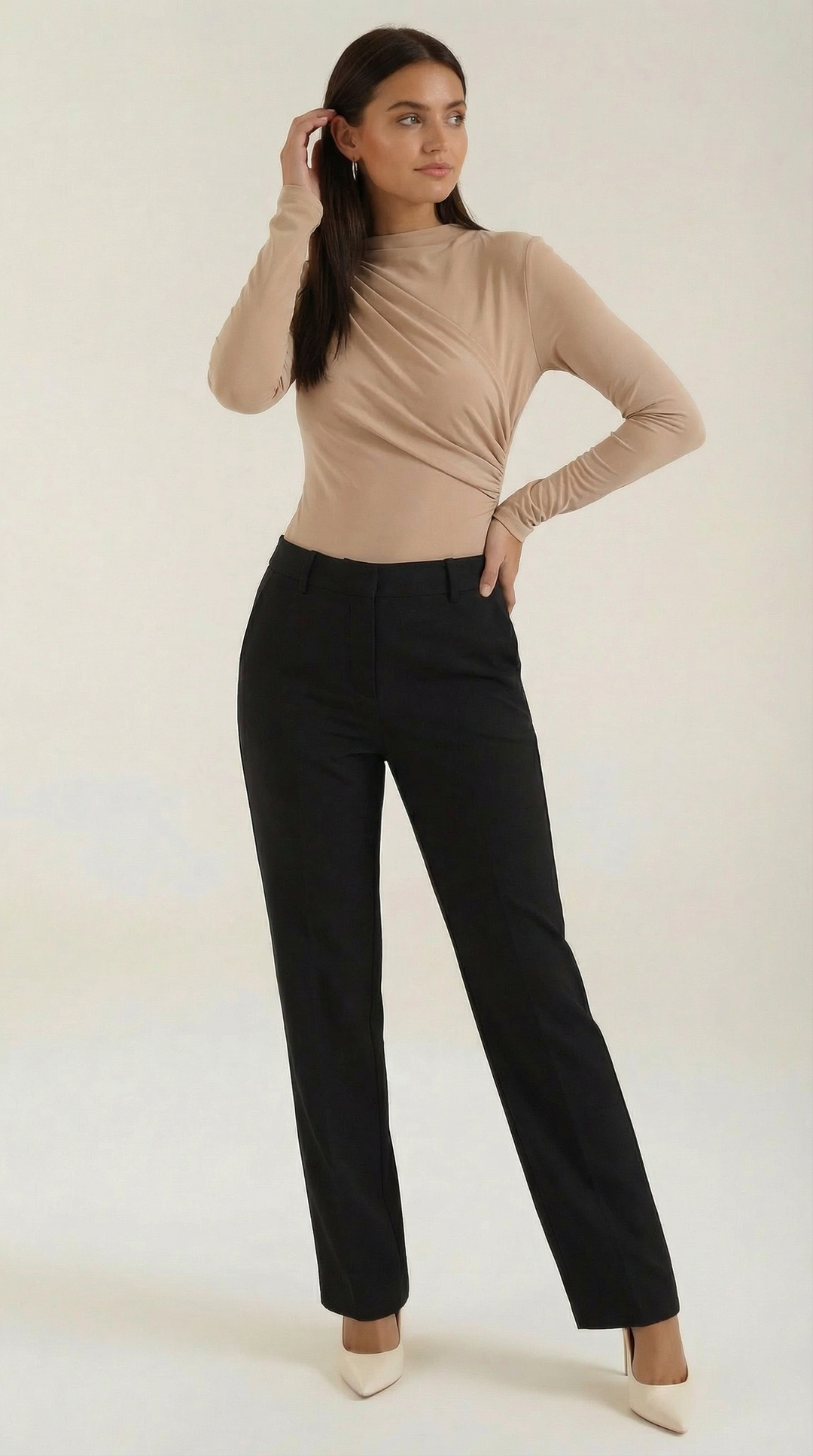 Audrey Geraffter Lange Mouwen Bodysuit