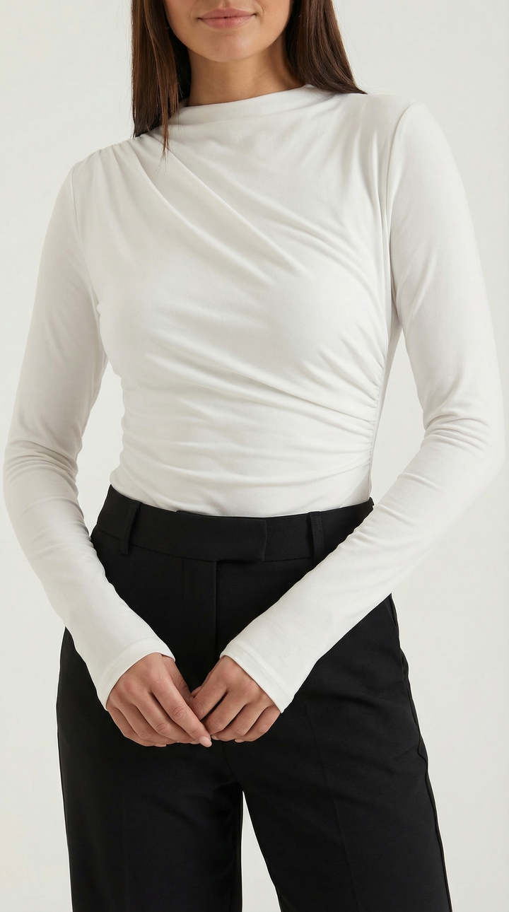Audrey Geraffter Lange Mouwen Bodysuit