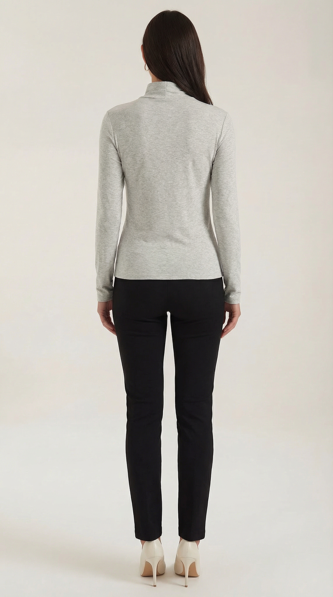 Barbara Chic Lange Mouwen Cutout Top