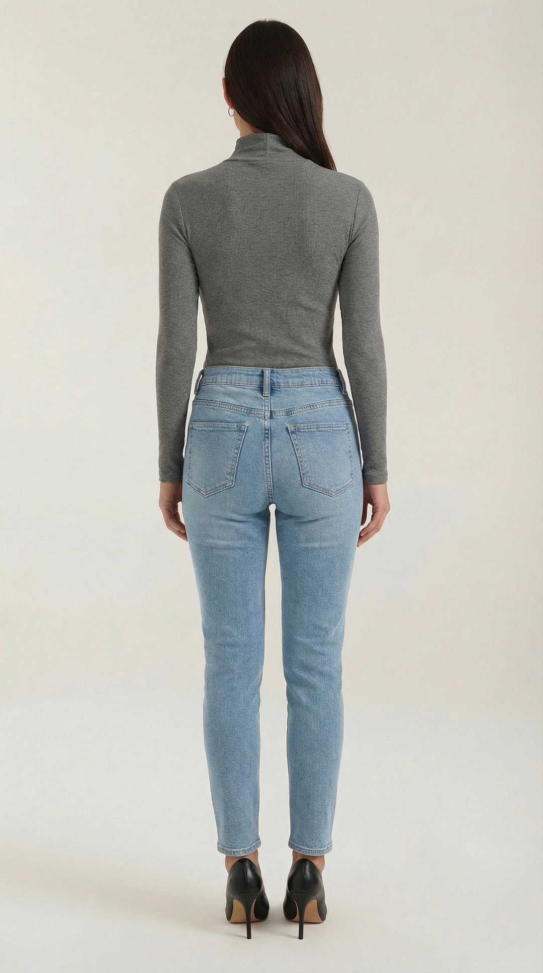 Barbara Chic Lange Mouwen Cutout Top