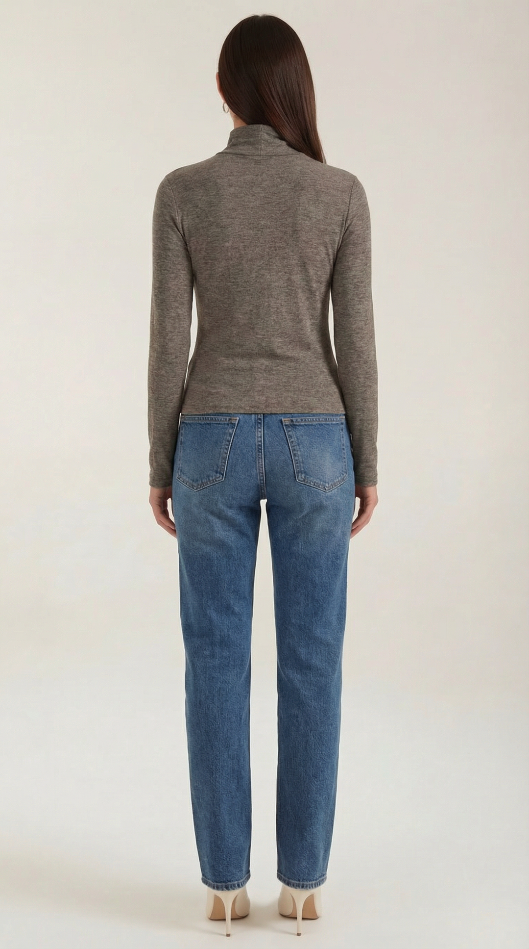 Barbara Chic Lange Mouwen Cutout Top