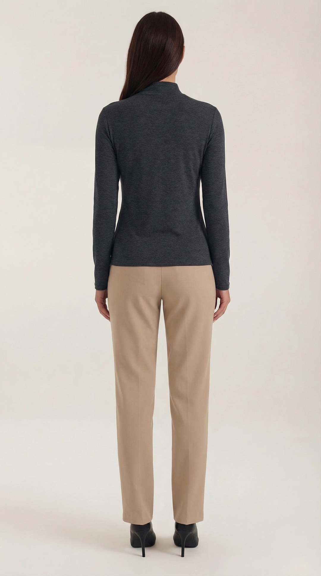 Barbara Chic Lange Mouwen Cutout Top