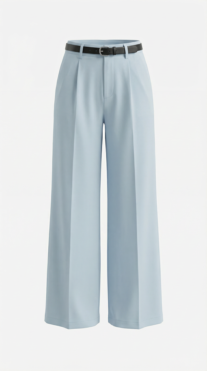 Bertha Wijde Pantalon van Stof