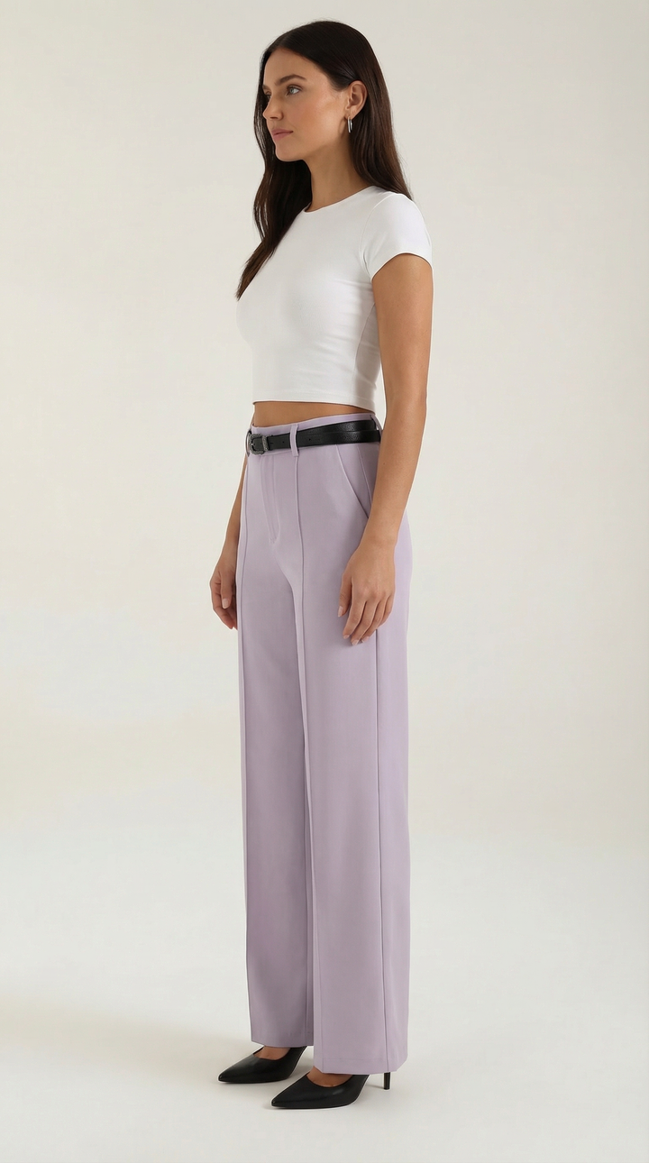 Bertha Wijde Pantalon van Stof