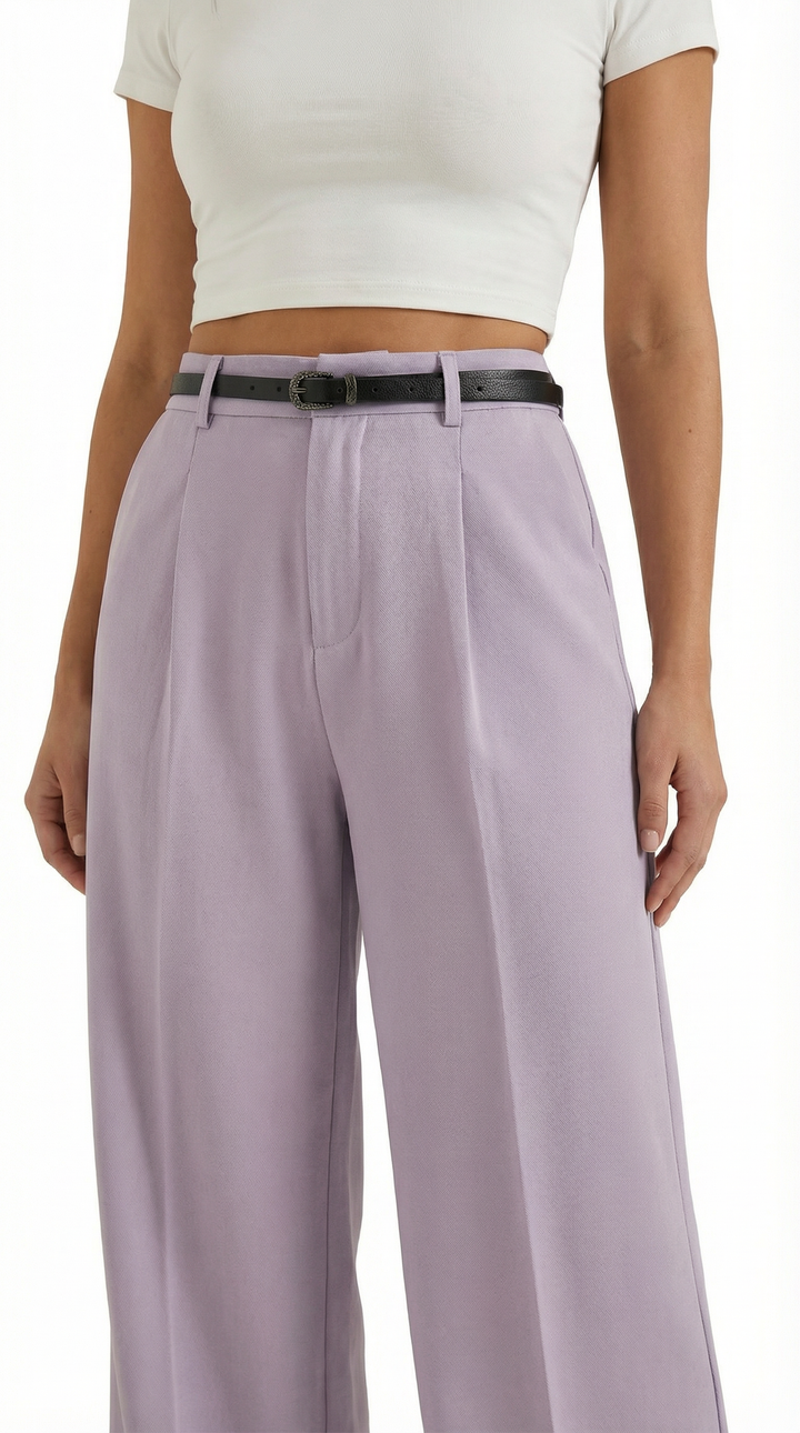Bertha Wijde Pantalon van Stof