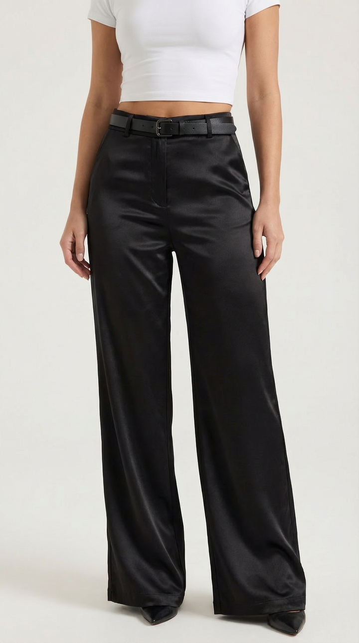Bertha Wijde Pantalon van Stof