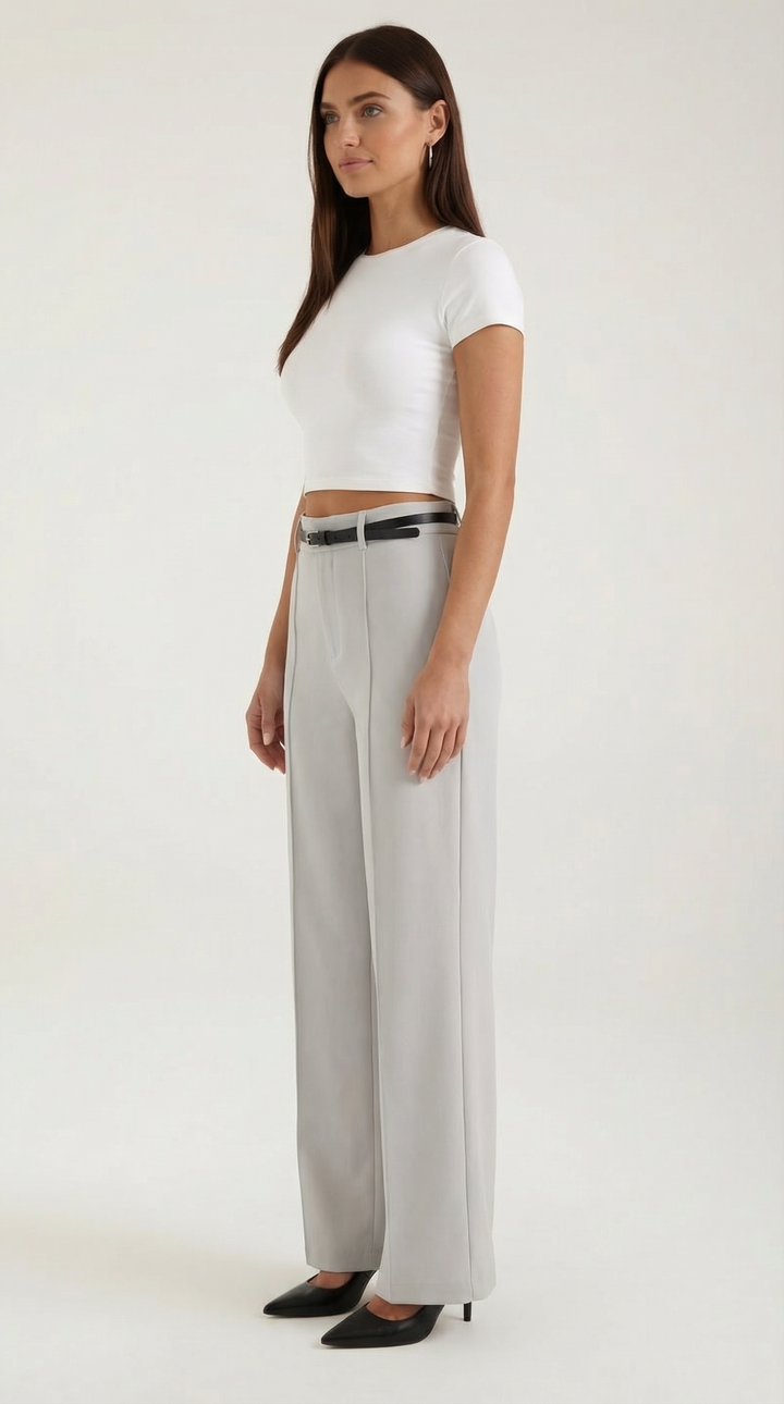 Bertha Wijde Pantalon van Stof