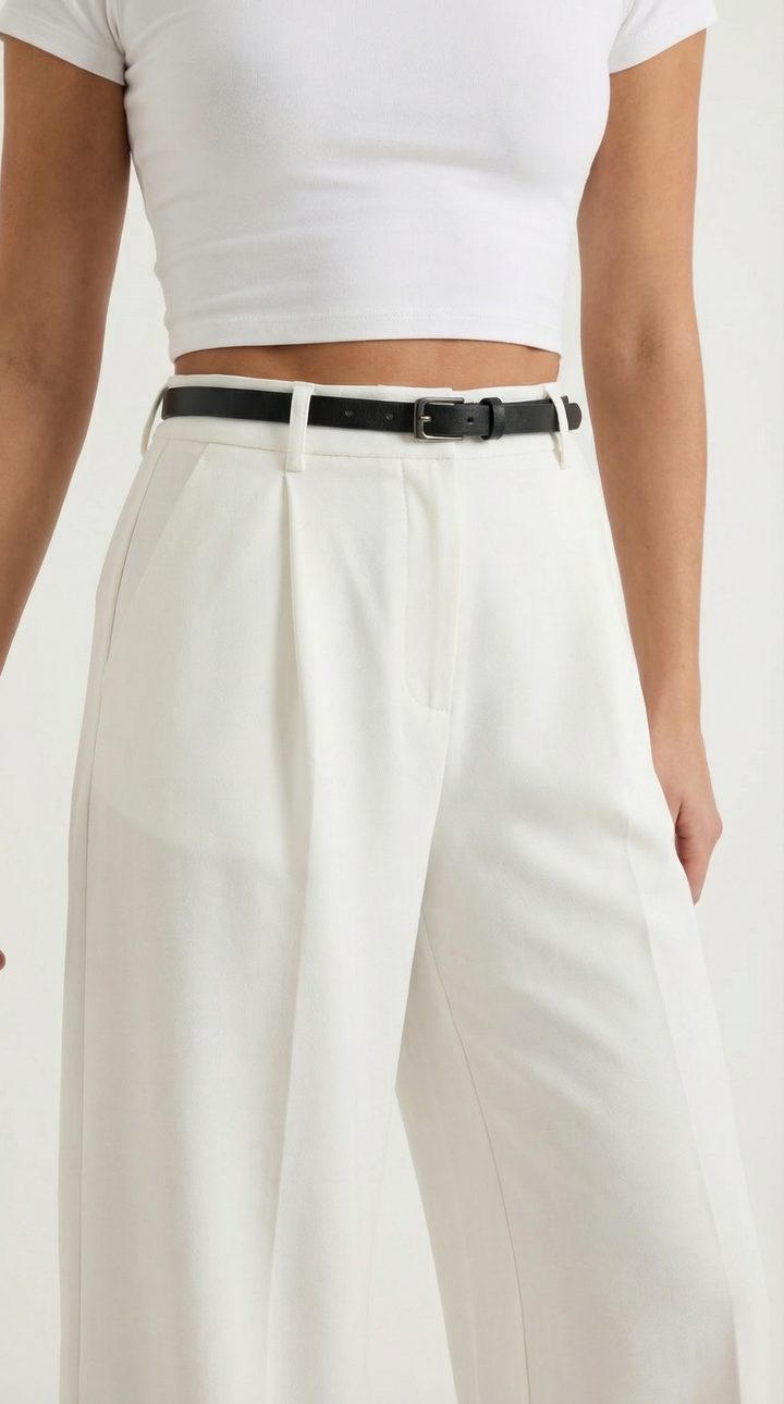 Bertha Wijde Pantalon van Stof