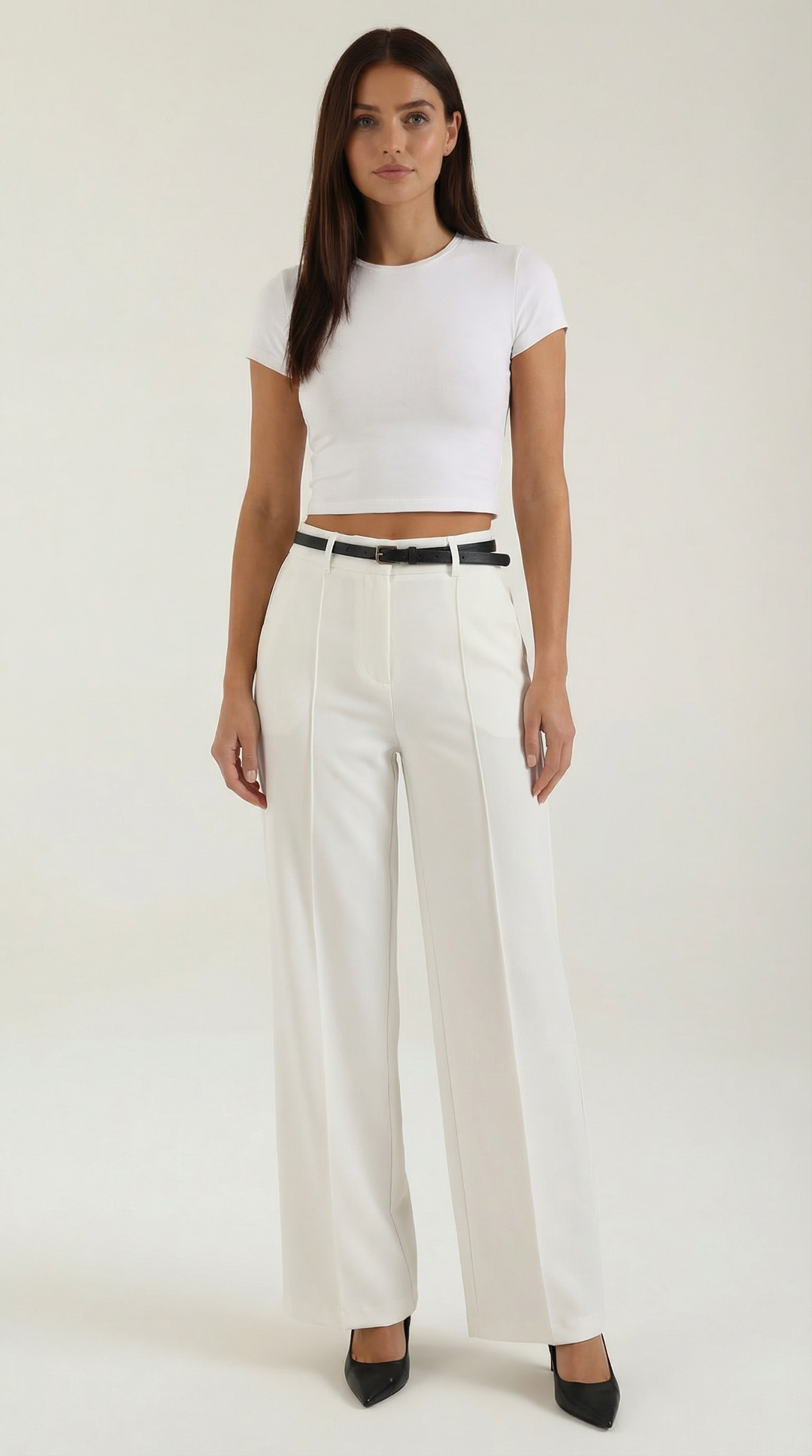 Bertha Wijde Pantalon van Stof