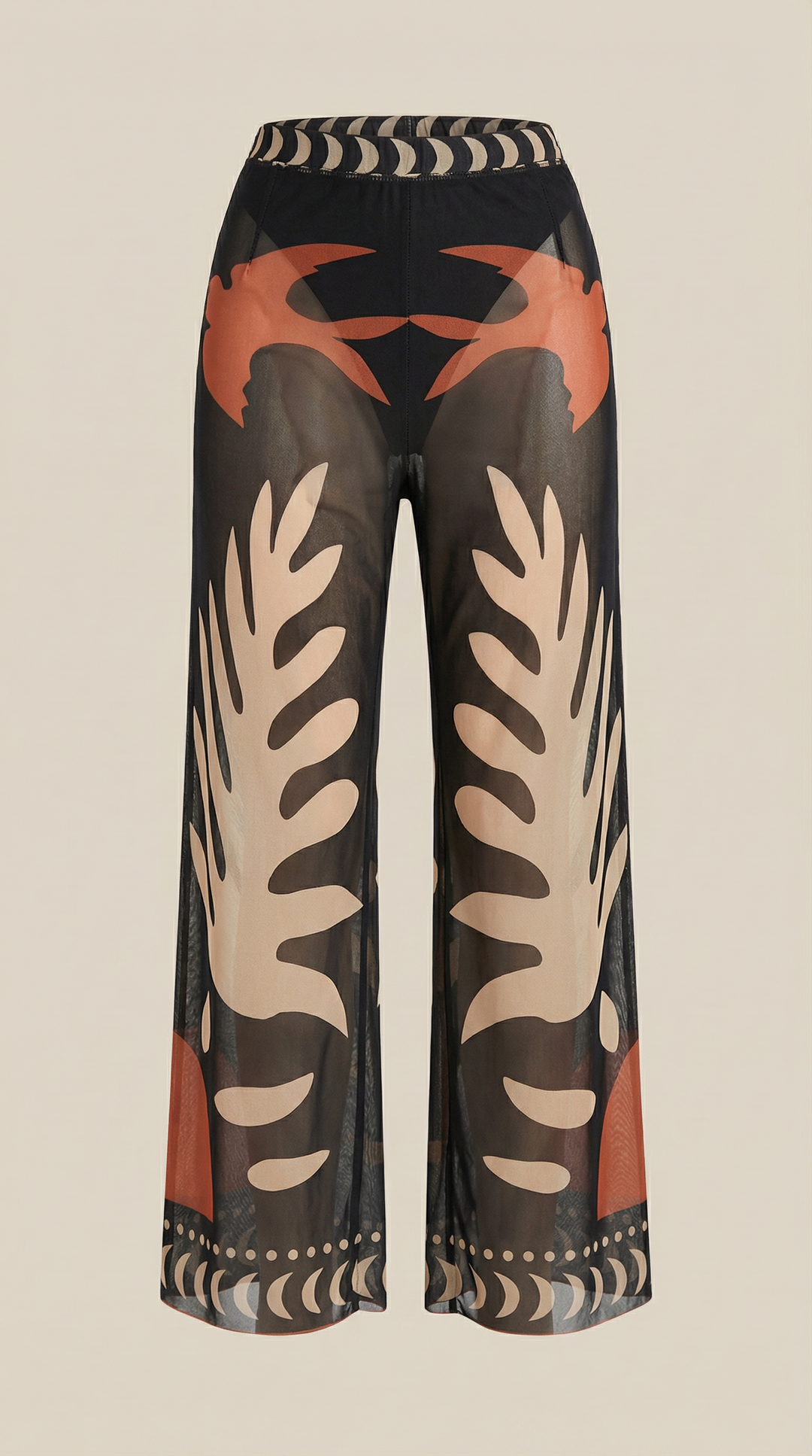 Beth Boho Transparante Broek