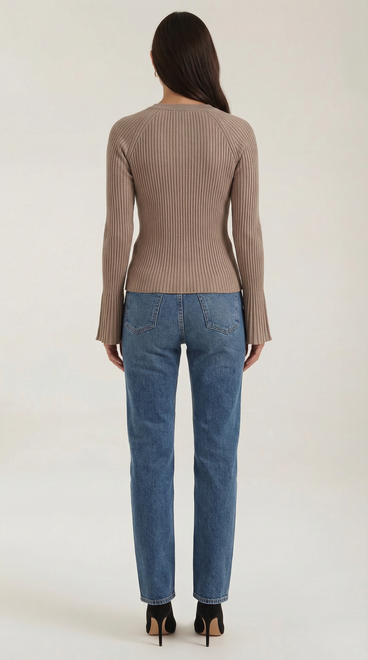 Betty Knopen-Up Brei Sweater