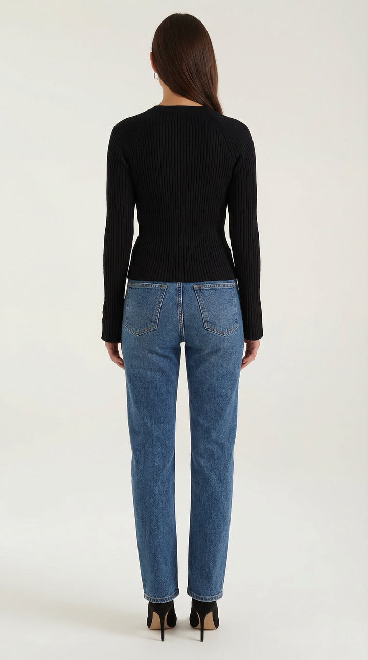 Betty Knopen-Up Brei Sweater
