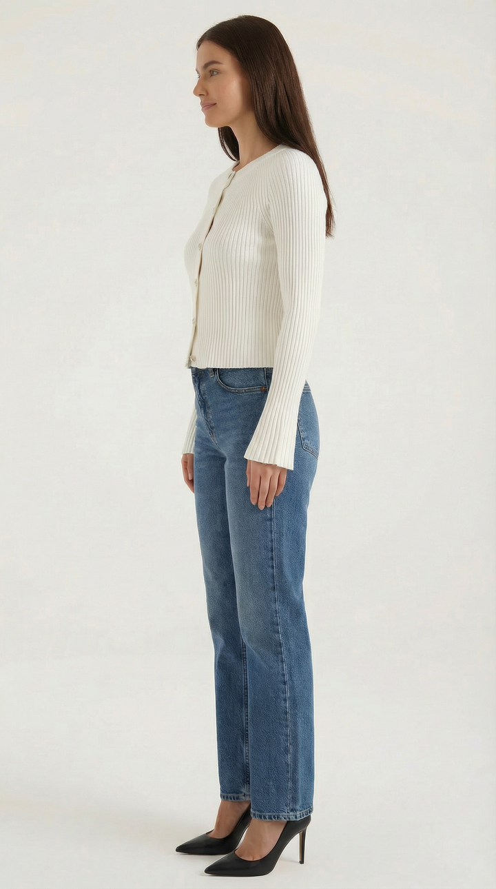 Betty Knopen-Up Brei Sweater