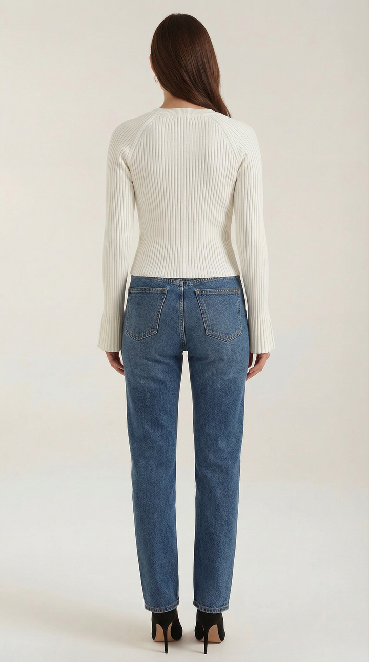 Betty Knopen-Up Brei Sweater
