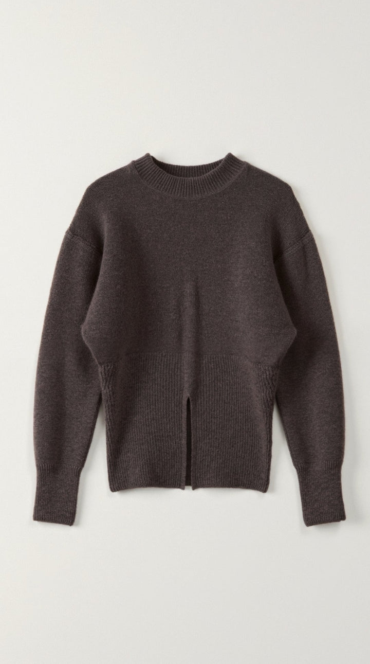 Beverly half-zip gebreide trui
