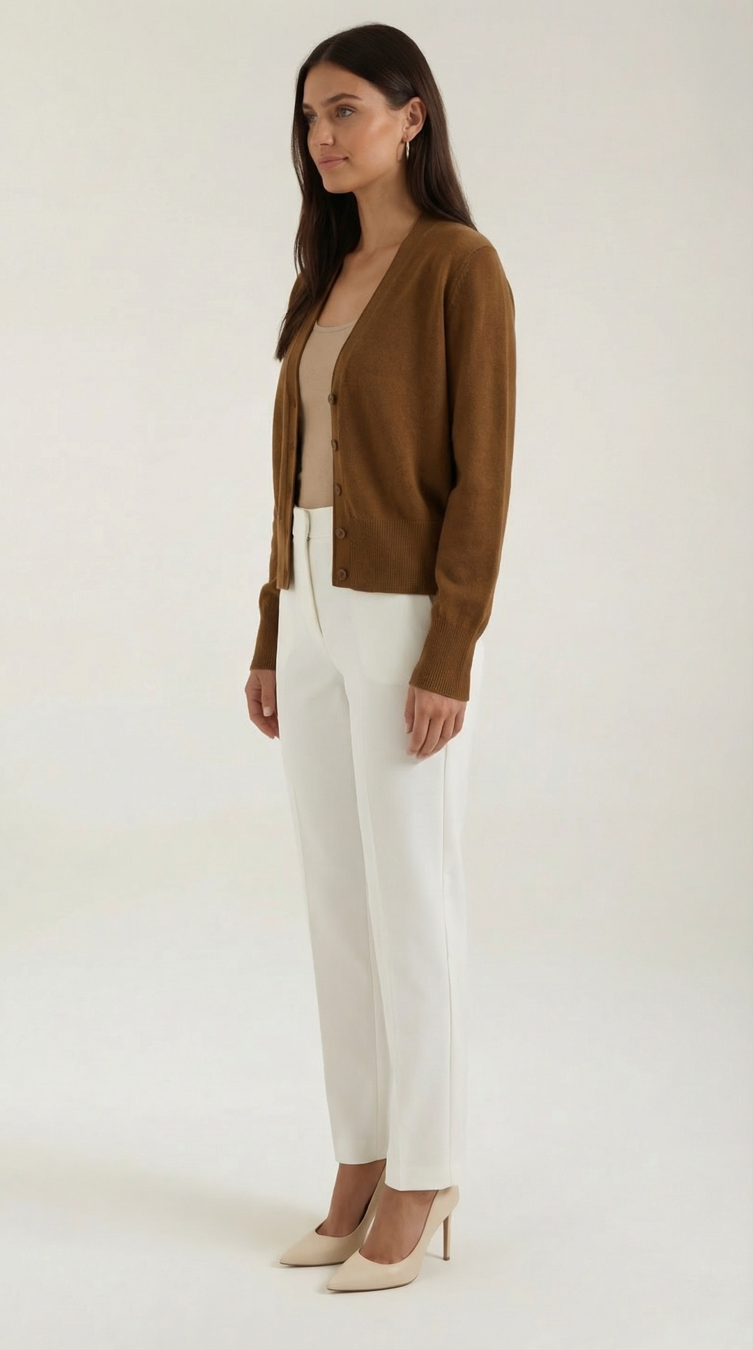 Bonnie V-hals Gebreide Cardigan
