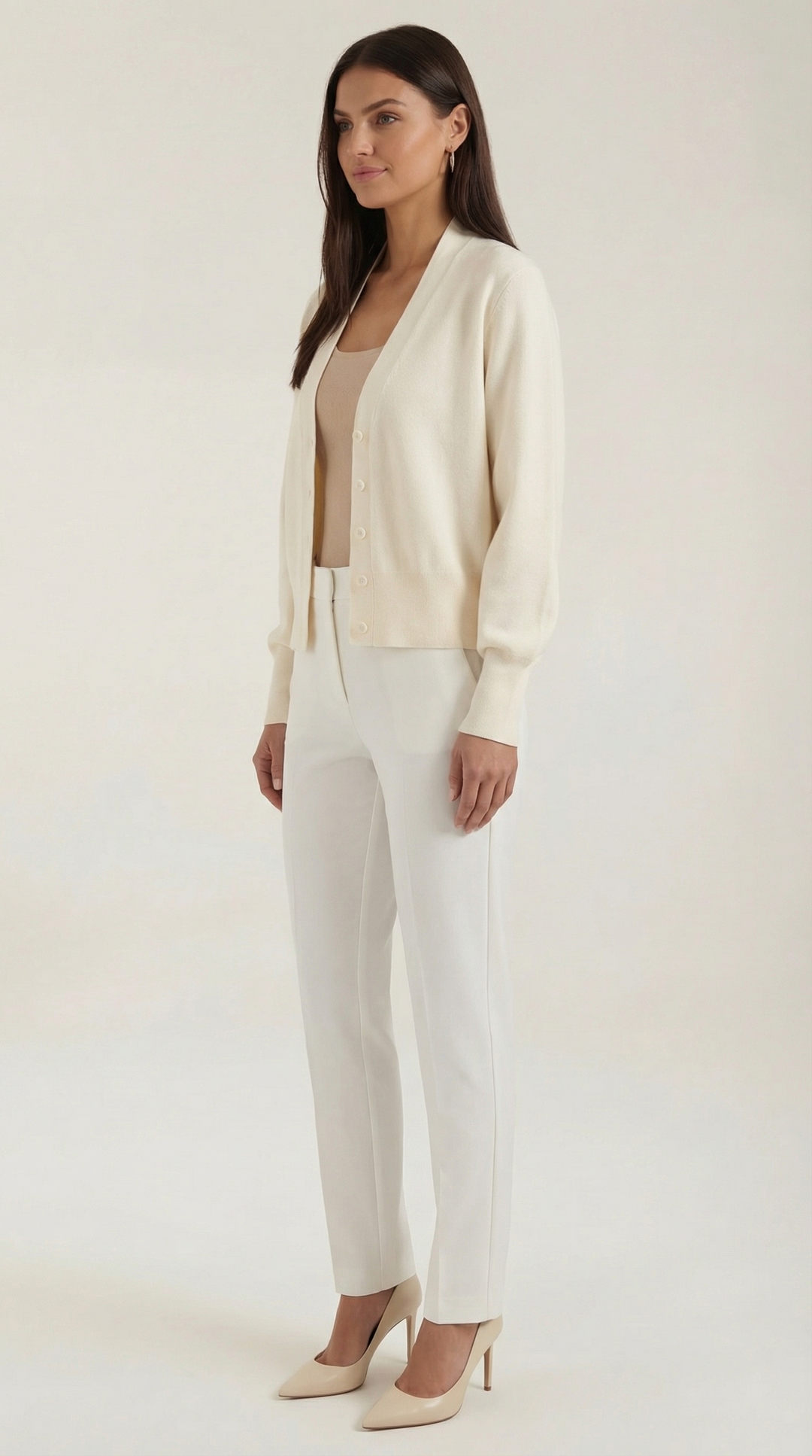 Bonnie V-hals Gebreide Cardigan