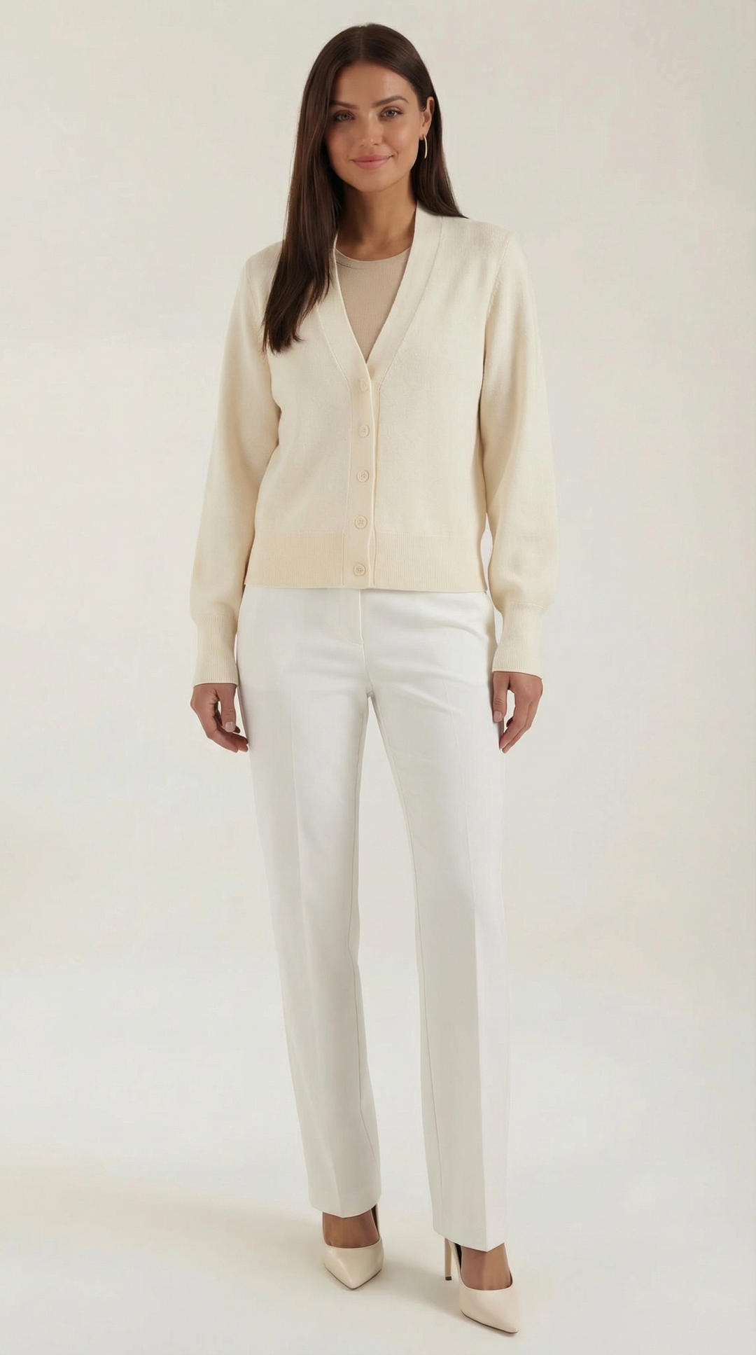 Bonnie V-hals Gebreide Cardigan