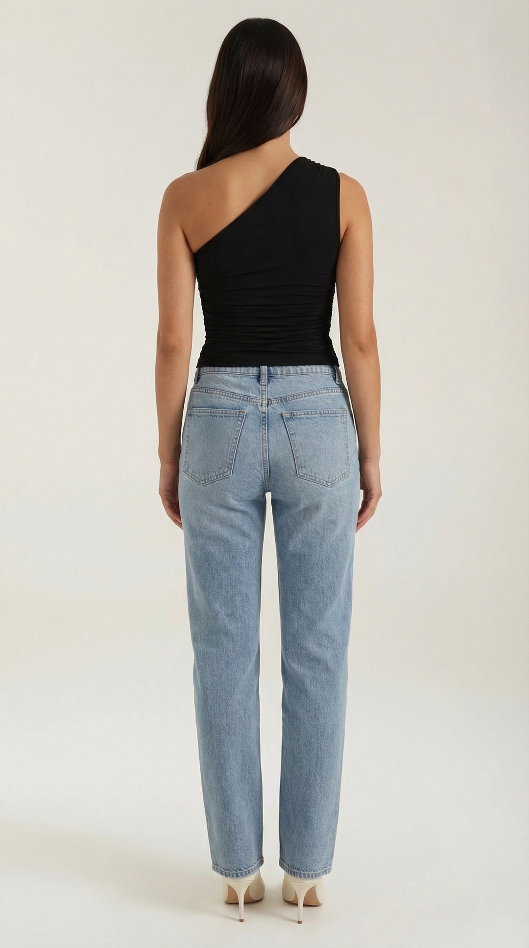 Briony Eén-Schouder Mouwloos Top