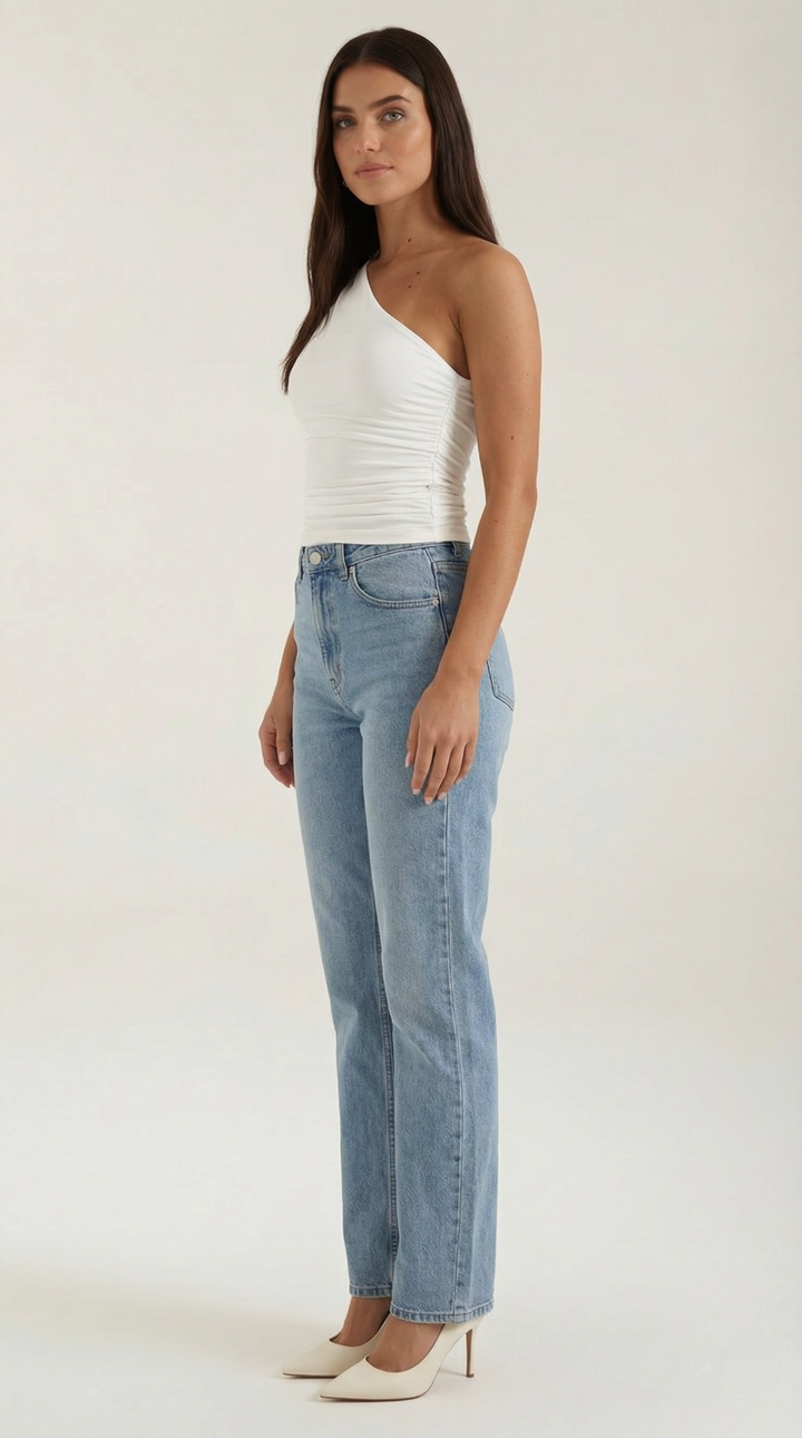 Briony Eén-Schouder Mouwloos Top