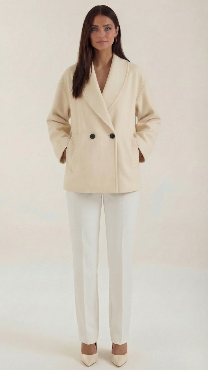 Carolyn's oversized jas