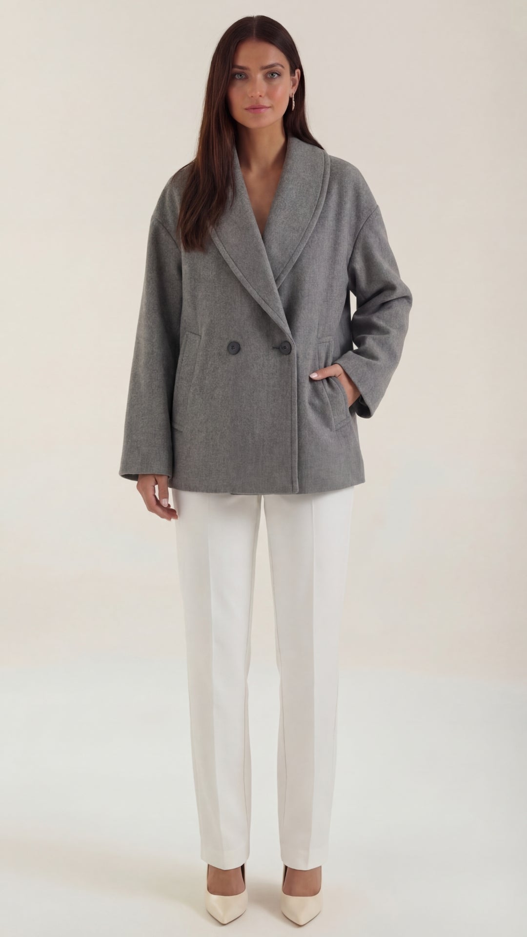 Carolyn's oversized jas