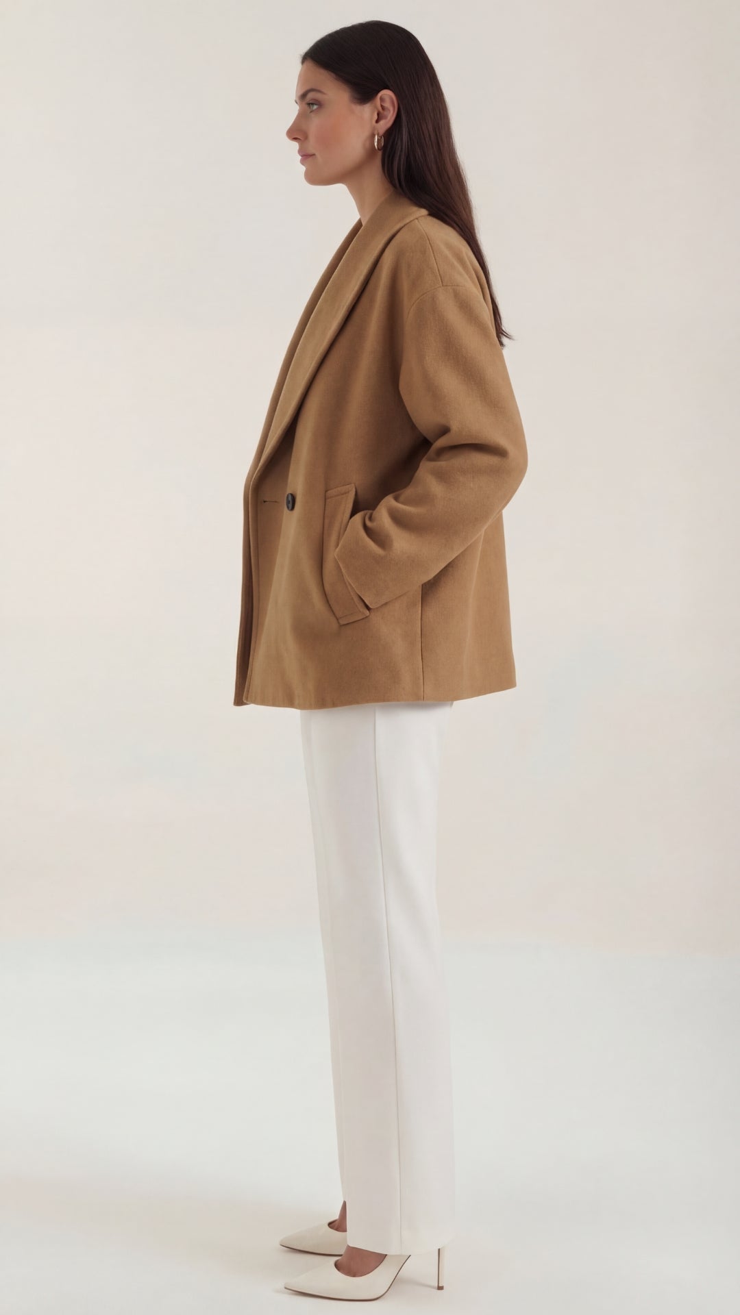 Carolyn's oversized jas