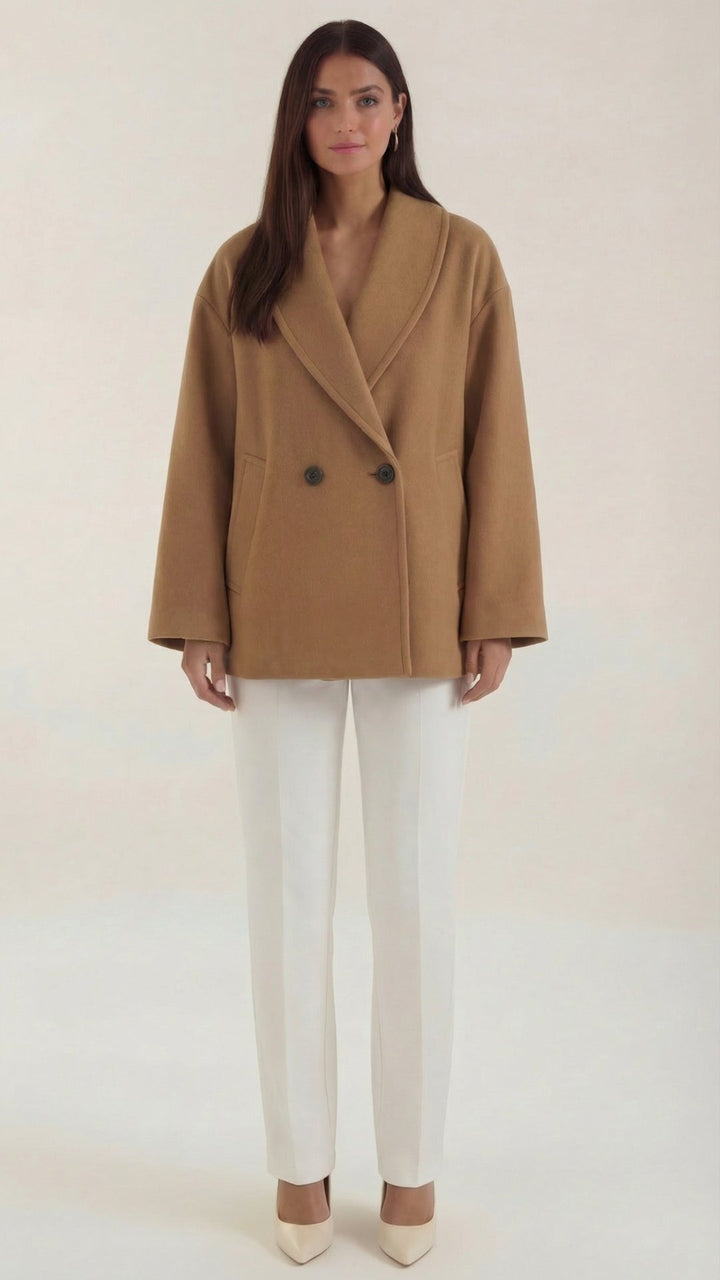Carolyn's oversized jas