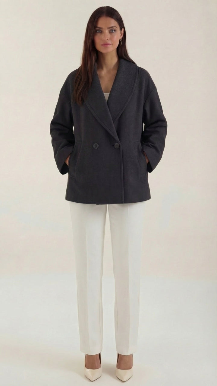Carolyn's oversized jas
