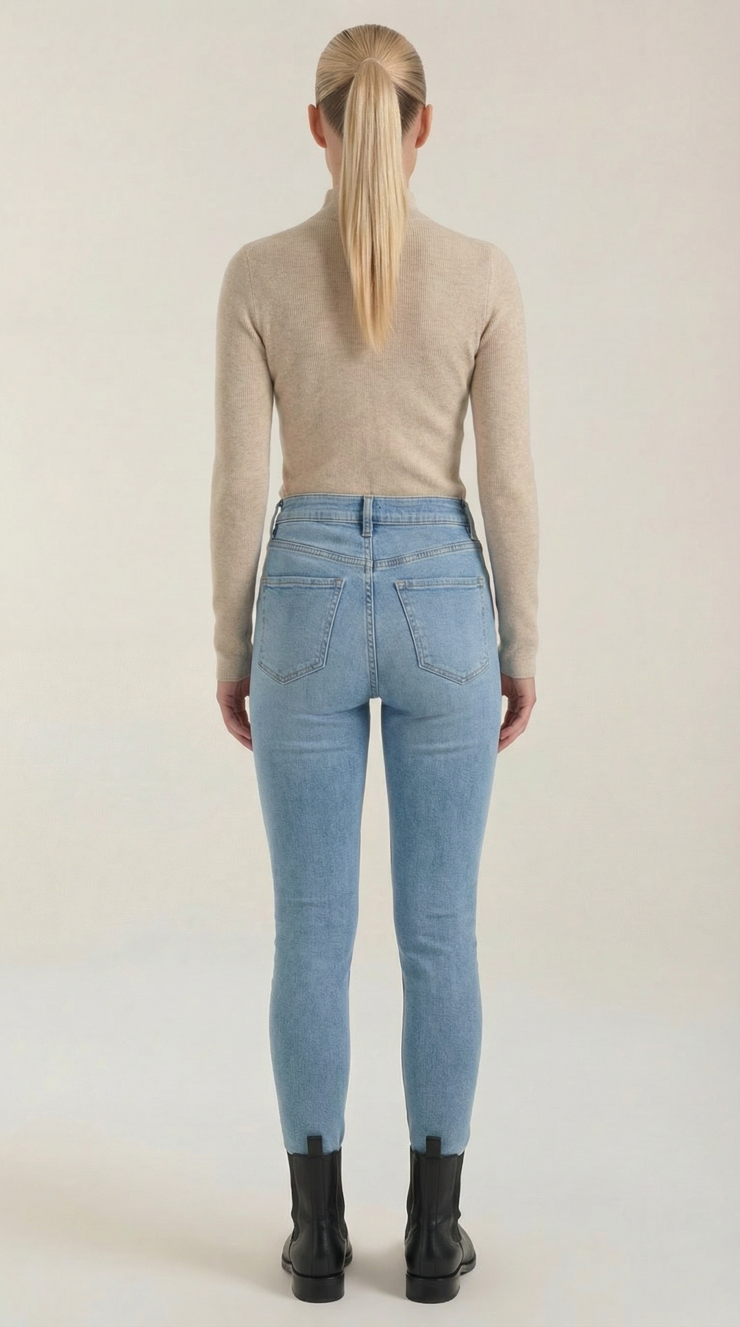 Constance Katoenen Turtleneck Top