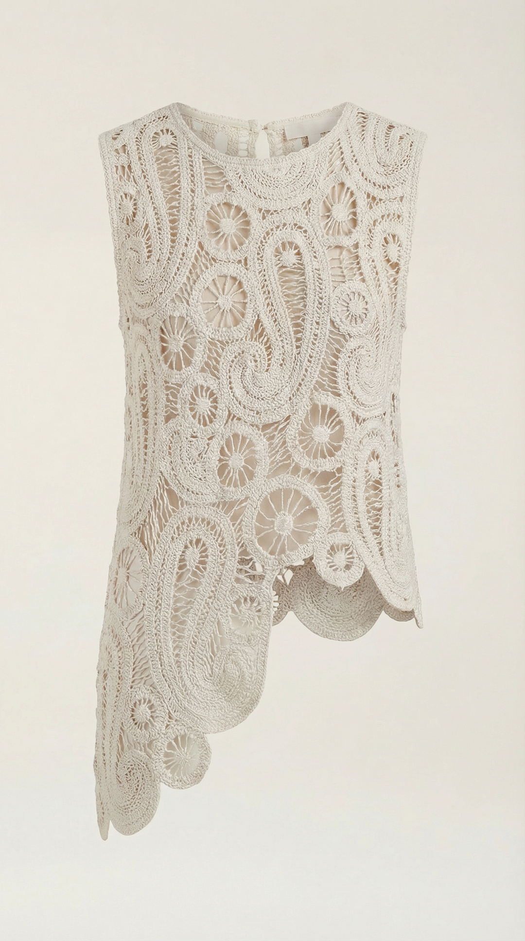 Delia Asymmetrische Blouse met Kantdetails