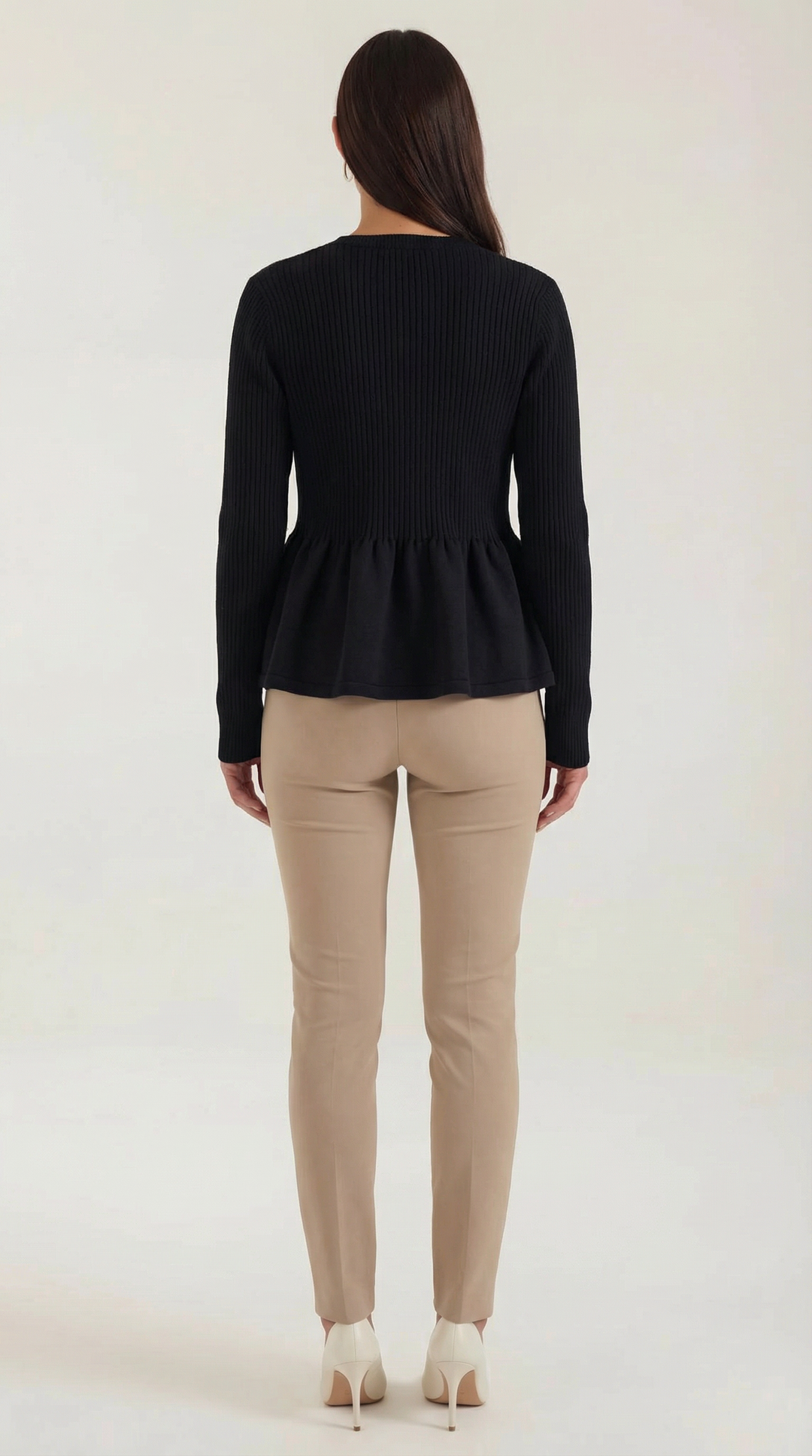 Diana Gerimpelde Knopen Cardigan