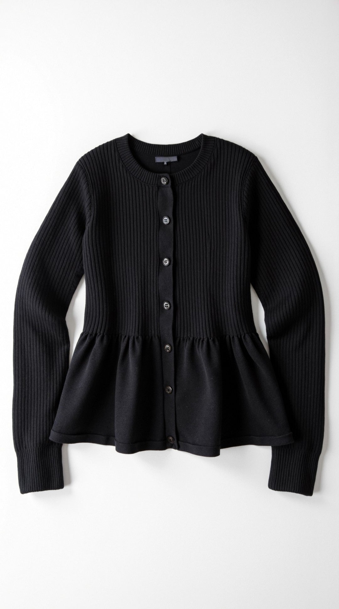 Diana Gerimpelde Knopen Cardigan