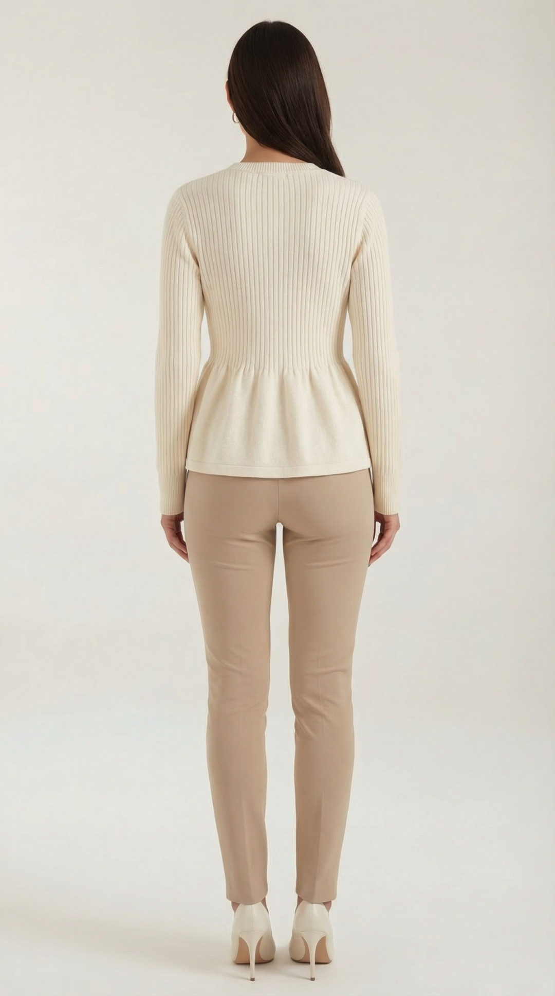 Diana Gerimpelde Knopen Cardigan