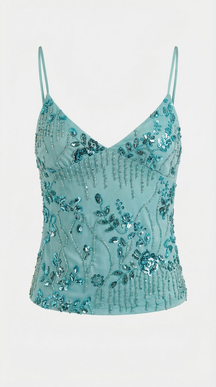 Dottie Sequin Nachthemd - Elegante Stijl