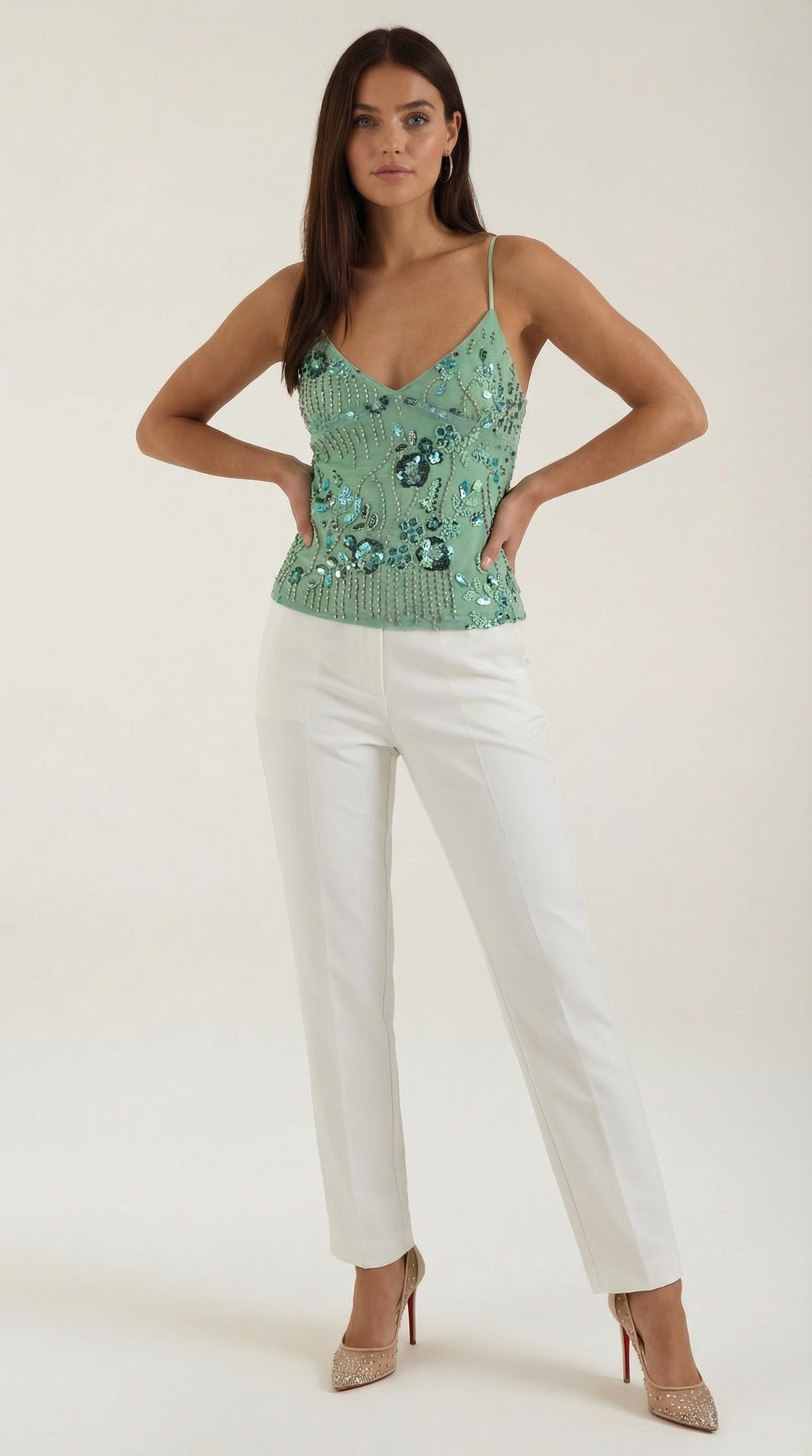 Dottie Sequin Nachthemd - Elegante Stijl
