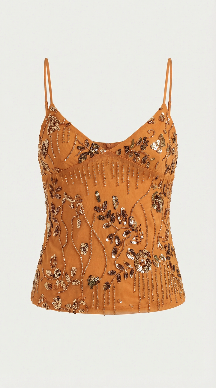 Dottie Sequin Nachthemd - Elegante Stijl