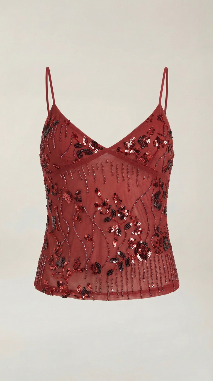 Dottie Sequin Nachthemd - Elegante Stijl