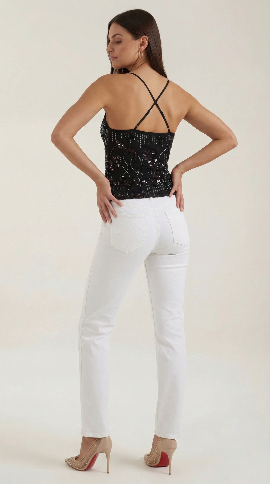 Dottie Sequin Nachthemd - Elegante Stijl