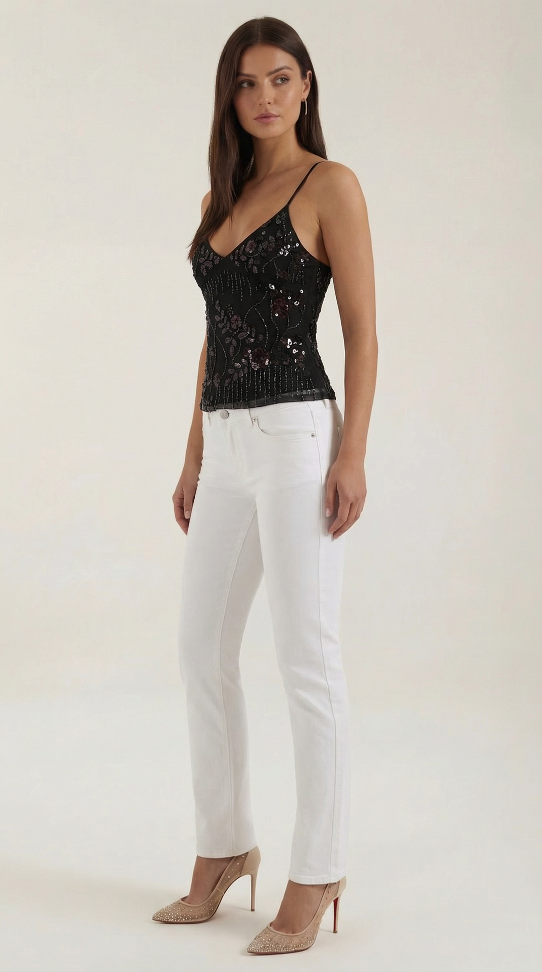 Dottie Sequin Nachthemd - Elegante Stijl