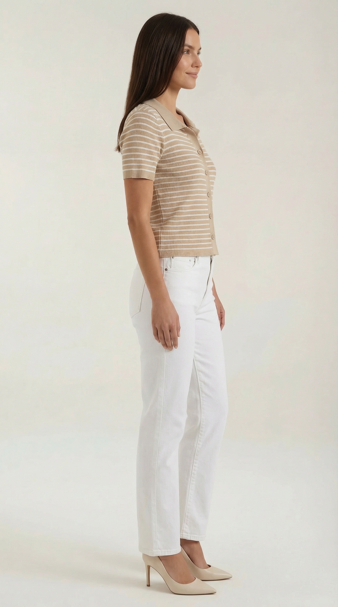 Gestreepte Edith Polo Shirt