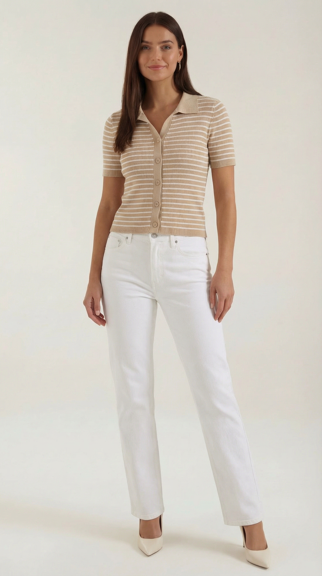 Gestreepte Edith Polo Shirt