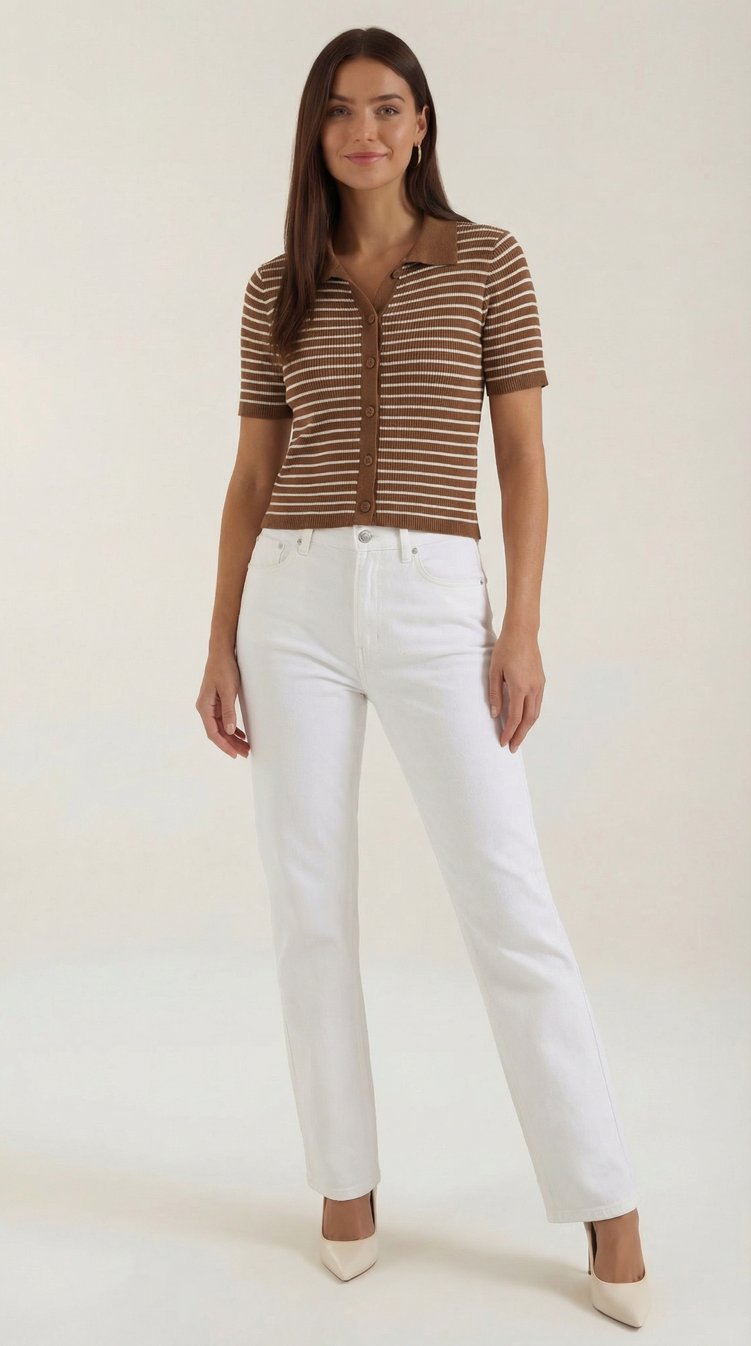 Gestreepte Edith Polo Shirt