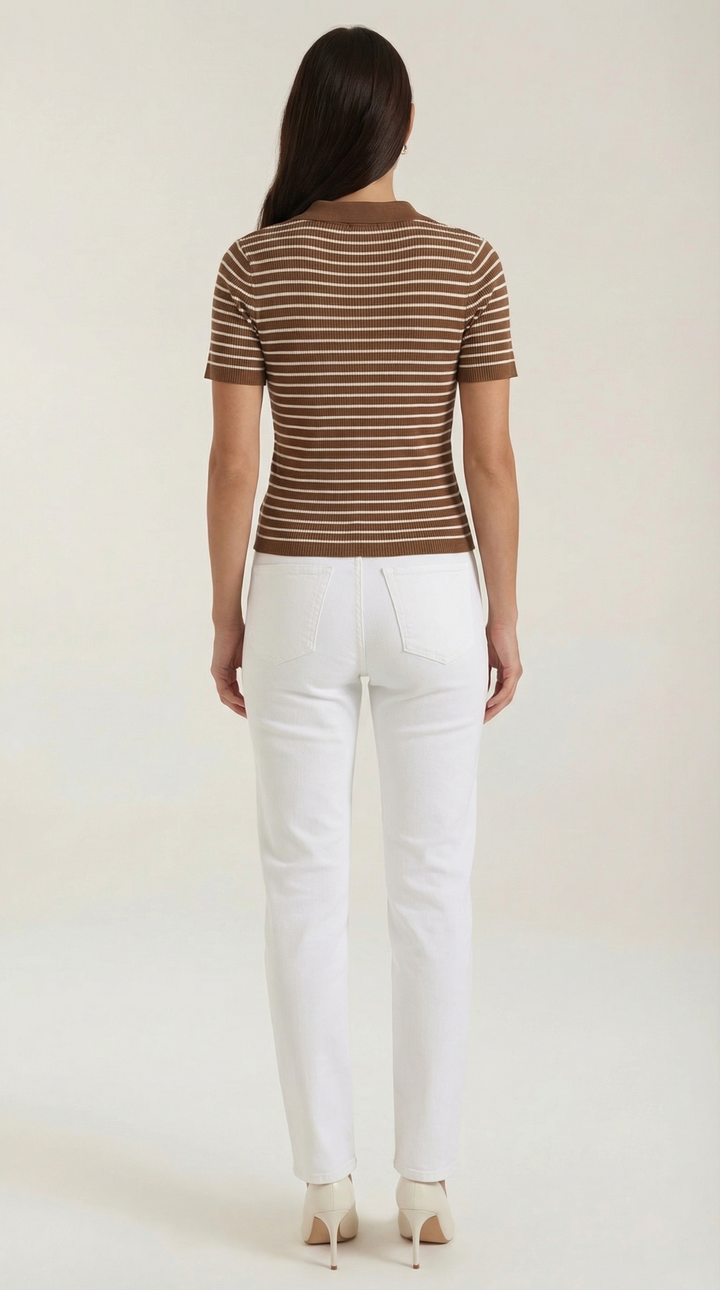 Gestreepte Edith Polo Shirt